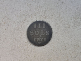 Rare 3 Sols De 1775 Marie-Thérèse - Pays Bas Autrichiens - 1714-1794 Oostenrijkse Nederlanden