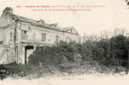 0304 - Ruines De L'hotel De Le Prêtre De Neufbourg Av Blanqui - Arrondissement: 13