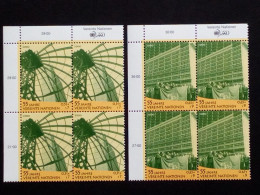 UNO WIEN MI-NR. 309-310 POSTFRISCH(MINT) 4er BLOCK 55 JAHRE VEREINTE NATIONEN 2001 - Unused Stamps