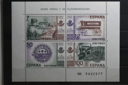 Spanien Block 24 Mit 2528-2529 Postfrisch #TU457 - Andere & Zonder Classificatie