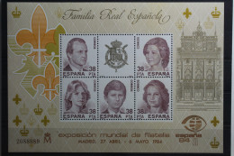 Spanien Block 27 Mit 2627-2631 Postfrisch #TU458 - Altri & Non Classificati