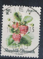 Österreich Autriche Austria - Gartenerdbeere (Fragaria  Ananassa) (MiNr: 1223) 1966 - Gest Used Obl - Usados