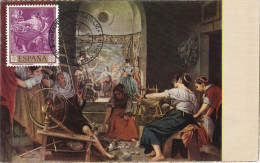 Carte Maximum Espagne Espana 1959 Peinture Painting Velázquez Vélasquez - Maximum Cards