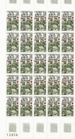 France YT 2025 Croix Rouge Le Rat Des Villes 25 TP (1/2 Feuille) N** - Full Sheets