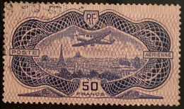 France Poste Aérienne Burelé YT N° 15 Oblitéré. TB - 1927-1959 Used