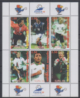 RUSSIA 1998 FOOTBALL WORLD CUP SHEETLET - 1998 – Frankrijk