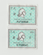 2 Timbres Fiscaux Série Timbre Amende 35€ Millésime 01 - 02 Yvert Tellier N° 34 - Andere & Zonder Classificatie