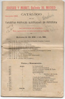 HAUSER Y MENET CATALOGO  De LasTargetas Postales Illustradas En Fototipia 1910 - Spain