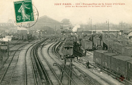 0324 - Perspective De La Ligne D'Orleans Prise Du Bd De La Gare - Au Fond La Gare D'Austerlitz - Arrondissement: 13