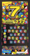 116 V, Lottery Tickets, Portugal, « Raspadinha », « Instant Lottery », « 7, Pode Ganhar Até € 7.777 », # 83 -555 - Billetes De Lotería