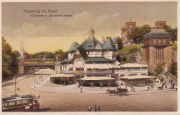 AK Hamburg St. Pauli - Fährhaus Und Bismarckdenkmal - Ca. 1910 (68889) - Mitte