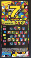 116 V, Lottery Tickets, Portugal, « Raspadinha », « Instant Lottery », « 7, Pode Ganhar Até € 7.777 », # 48 -555 - Billetes De Lotería