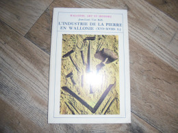L' INDUSTRIE DE LA PIERRE EN WALLONIE Van Belle Art Histoire Régionalisme Carrière Feluy Arquennes Ecaussinnes Soignies - België