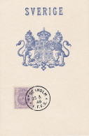 Carte Maximum Suède Sweden 1948 Blason - Tarjetas – Máxima