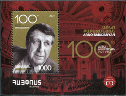 ARMENIA - 2021 - S/S MNH ** - 100th Anniversary Of The Birth Of Arno Babajanyan - Armenia