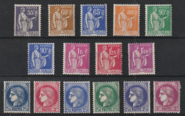 YT N° 363 à 376 - Neufs ** - MNH - Cote 58,00 € - Unused Stamps