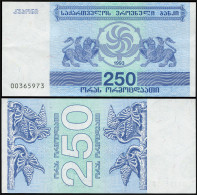 GEORGIA 250 LARI - 1993 - Paper Unc - P.43a Banknote - Georgië