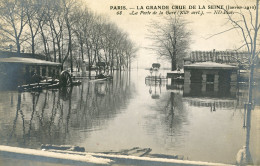 0334 - Crue De La Seine Innondation De 1910 La Porte De La Gare - Distretto: 13