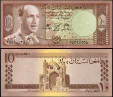 AFGHANISTAN 10 AFGANIS - ١٣٤٠ (1961) - Paper Unc - P.37a Banknote - Afghanistán