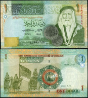 JORDAN 1 DINAR - 2021 - Paper Unc - P.34j Banknote - Jordanie