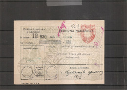 Slovénie ( Récipissé Postal De 1945 De StRupert PriMokronogu à Voir) - Eslovenia