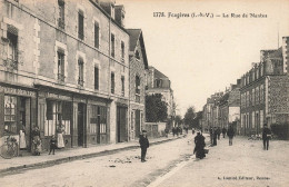 Fougères * La Rue De Nantes * Epicerie Mercerie * LEBEAU Débitant - Fougeres