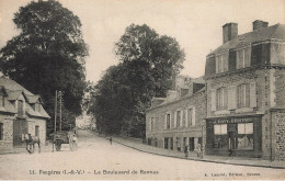 Fougères * Le Boulevard De Rennes * J. DAVY Débitant * Commerce - Fougeres