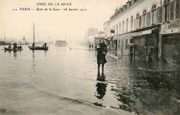 0357 - Crue De La Seine Innondation De 1910 Quai De La Gare - Arrondissement: 13