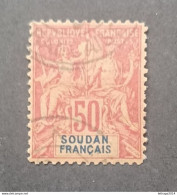 COLONIE FRANCE SOUDAN 1894 LEGENDE EN BLEU CAT YVERT N 13 - Used Stamps