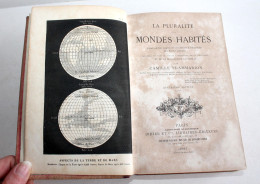 LA PLURALITÉ DES MONDES HABITÉS, ETUDE TERRES CÉLESTE De FLAMMARION 1865 SCIENCE / ANCIEN LIVRE XIXe SIECLE (2603.47) - Astronomia