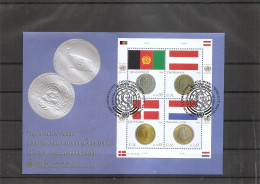 Monnaies - Drapeaux ( FDC Des Nations-Unies - Vienne De 2006 à Voir) - Münzen