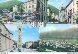 D125 - Cartolina Sondrio Citta'  - 4 Vedutine - Sondrio