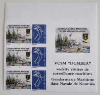 CAGOU PERSONNALISE LOGO GENDARMERIE MARITIME DE LUNARDO TETE DE CAGOU FLUORESCENT TB - Nuevos