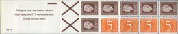 Nederland NVPH PB17bTB Postzegelboekje 1975 MNH Postfris - Markenheftchen Und Rollen