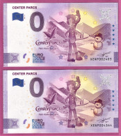 0-Euro XEQP 2021-2 CENTER PARCS   Set NORMAL+ANNIVERSARY - Private Proofs / Unofficial