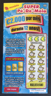 116 V, Lottery Tickets, Portugal, « Raspadinha », « Instant Lottery », « SUPER PÉ-DE-MEIA », Nº 575 - Biglietti Della Lotteria