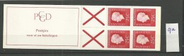 1969  MNH PB 9a  Nederland Postfris - Postzegelboekjes En Roltandingzegels