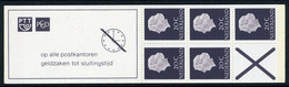 Nederland NVPH PB6eF Breed Kruis Postzegelboekje 1968 MNH Postfris - Cuadernillos