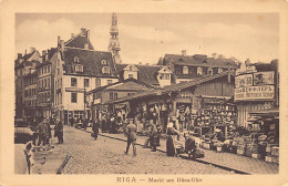 Latvia - RIGA - Market On The Banks Of The Daugava River - Publ. Illustration-Centrale 8 - Lettland