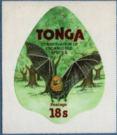 Tonga 18 S Bat - Conservation Endangered Species MHH - Fledermäuse