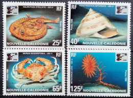 New Caledonia 1996, Marine Animals, MNH Unusual Stamps Set - Nuovi