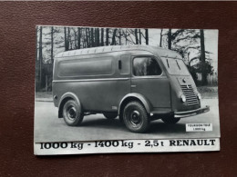 (28) DOCUMENT Commercial  RENAULT Fourgon Tôle 1000 Kg 1000 Kg-1400kg-2,5t - Automobil