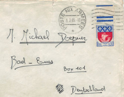 Poste Aux Armees 1965 - Wappen Paris Segelschiff Alonge - Briefe U. Dokumente