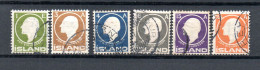 Iceland 1911 Set Jon Sigurdsson Stamps (Michel 63/68) Nice Used - Used Stamps