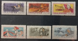 Corée Du Nord 1963 / Yvert N°437-442 / ** (sans Gomme) - Korea, North