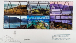 New Zealand 2019, Lighthouses, MNH Unusual S/S - Ongebruikt