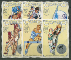 Kongo (Brazzaville) 1993 Olympiade Atlanta 1380/85 A Postfrisch - Mint/hinged