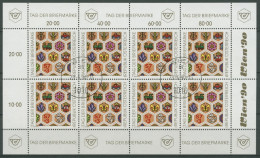 Österreich 1990 Tag Der Briefmarke Kleinbogen 1990 K Gestempelt (C14925) - Blocs & Feuillets