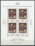 Liechtenstein 1997 Landespatrone Kleinbogen 1151 K Postfrisch (C16245) - Blocks & Sheetlets & Panes