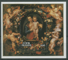 Cook-Inseln 1986 Weihnachten Gemälde V. Rubens Block 173 Postfrisch (C27801) - Cookeilanden